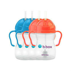 【Bonpont国际商城】4件包邮装B.box 婴幼儿重力球吸管杯0