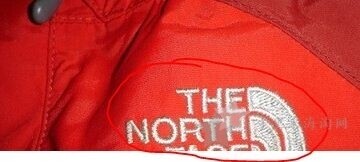 北面The North Face 羽绒服怎么辨别真假，户外衣服细节签别4
