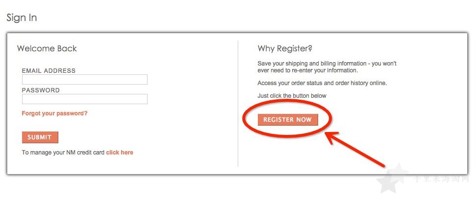 美国尼曼Neiman Marcus官网海淘攻略教程 注册购物指南2