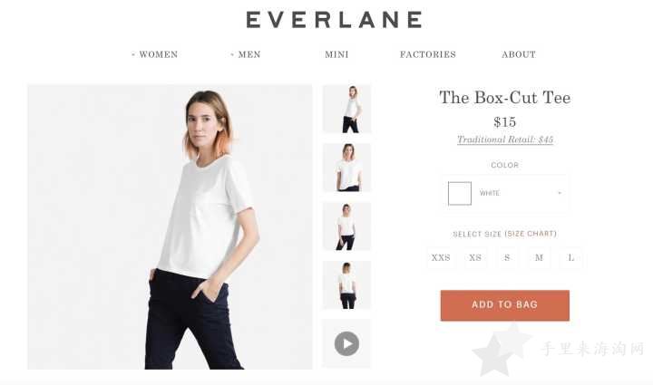 怎么在 Everlane 官网上买东西？2