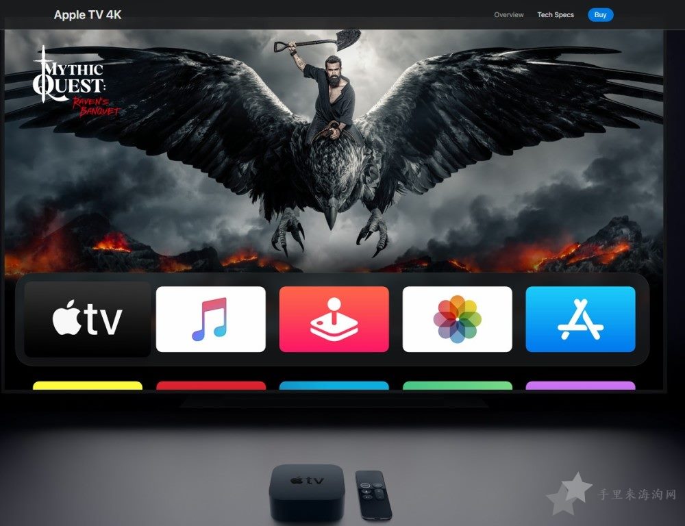 苹果美国官网发布 Apple TV 4K：大屏幕只会变得更好0