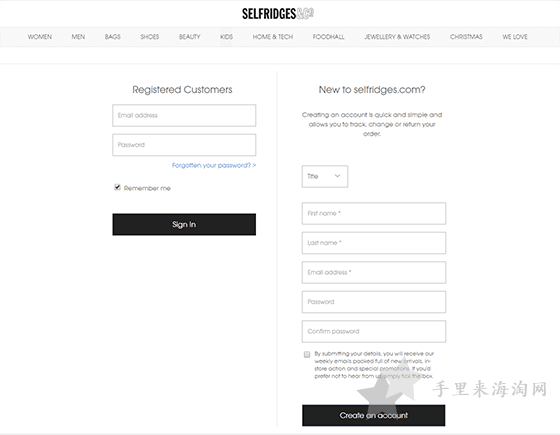 selfridges海淘攻略 ,英国selfridges官网下单教程1