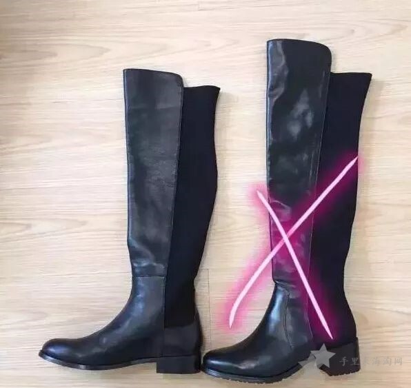Stuart Weitzman长靴真假辨别方法4