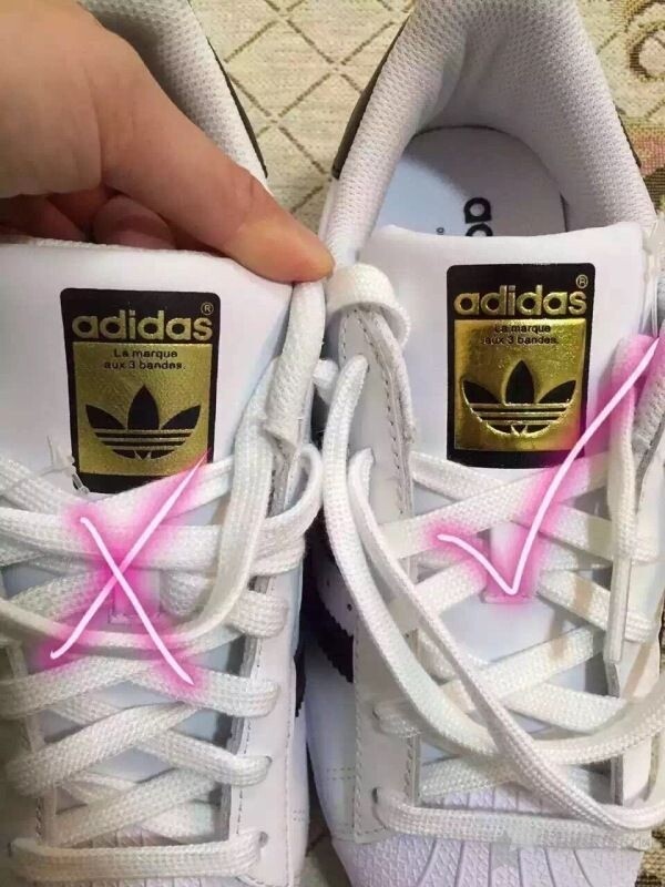 阿迪达斯Adidas贝壳头鞋如何辨别真假17