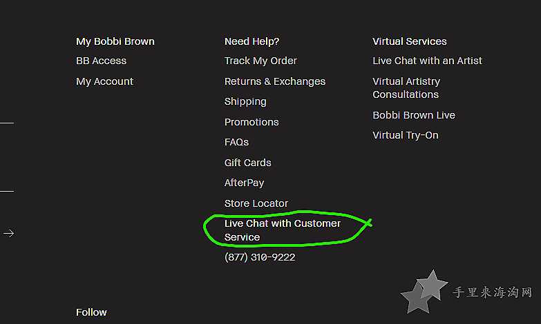 Bobbi Brown芭比布朗美国官网怎么联系客服，客服电话是多少？1
