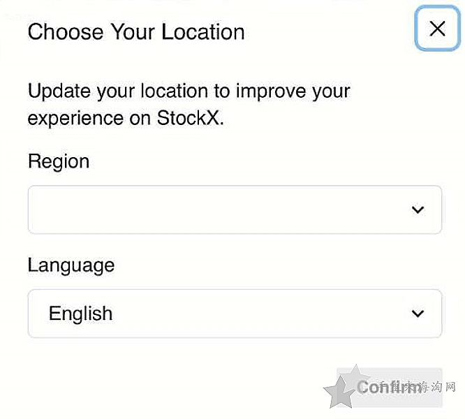StockX官网如何设置中文界面，StockX官网中文版设置方法1